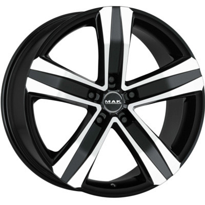 MAK 7x17/5x160 ET60 D65,1 Stone 5 T Black mirror