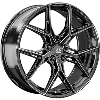 LS FlowForming 10,5x20/5x112 ET18 D66,6 RC82 BK+SSF (конус)