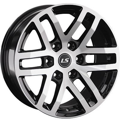 LS 9x20/6x139,7 ET25 D106,1 1279 BKF (конус, Колпак+лого)