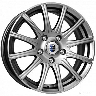 КиК 5x13/4x98 ET29 D58,5 Сиеста (КС477) Дарк платинум