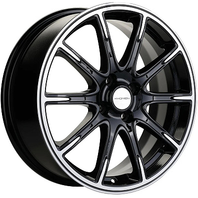 Khomen Wheels 6,5x17/4x100 ET41 D60,1 KHW1707 (XRay) Black-FP