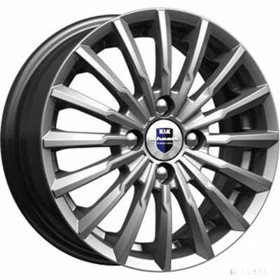 КиК 7x17/5x100 ET48 D56,1 Акцент (КС562) Дарк платинум
