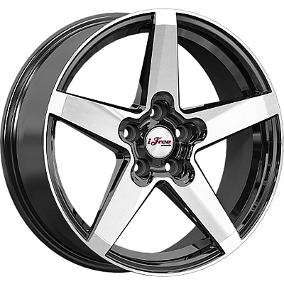 iFree 6,5x17/5x108 ET36 D60,1 Токен (КС1127) Блэк Джек