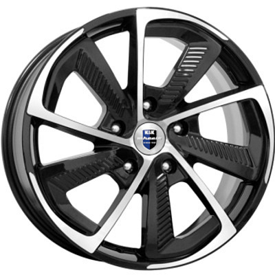 КиК 8x18/5x115 ET44 D70,2 C.T.G. (КС687) Алмаз черный