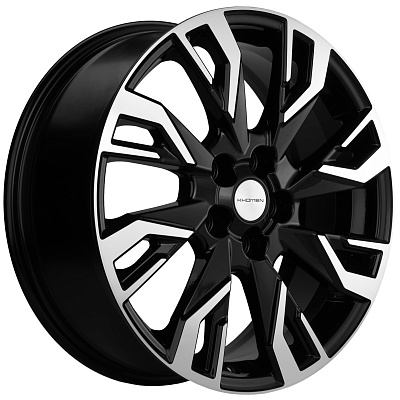 Khomen Wheels 7x18/5x112 ET43 D57,1 KHW1809 (Kodiaq/Tiguan) Black-FP
