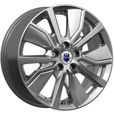 КиК 6,5x16/5x105 ET38 D56,6 Гамбит (КС961) Дарк платинум