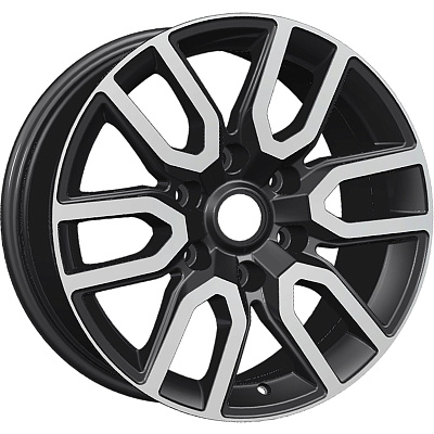 Khomen Wheels 8x17/6x139,7 ET30 D106,1 KHW1723 (JAC T6 Pickup) Black-FP