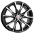 КиК Твист (КС697M) 7,5x17 5/108 ET47 d-60,1 алмаз чёрный (Арт.83231)