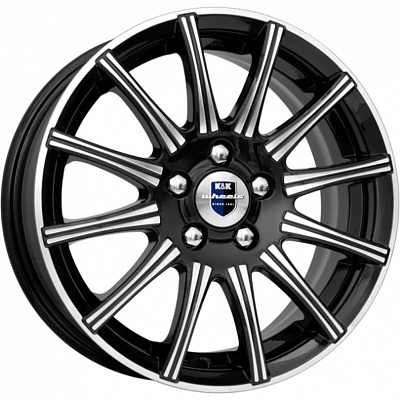 КиК 5x13/4x98 ET29 D58,5 Сиеста (КС477) Алмаз черный