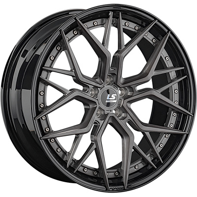 LS Forged 10,5x21/5x112 ET43 D66,6 LS FG35 ALBRSD-GM/BK (конус)