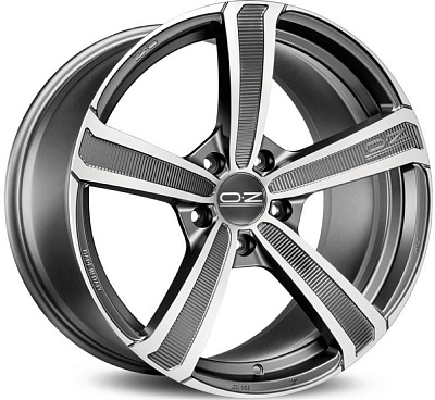 OZ Montecarlo HLT 9,5x20 5/112 ET33 d-79 Matt Dark Graphite Diamond Cut (W0194820049) d-XL
