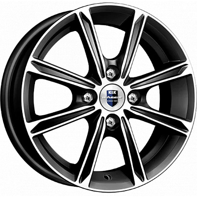 КиК 5x13/4x98 ET35 D58,5 Флэш (КС710) Алмаз черный