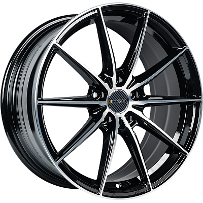 INCH 8x18/5x120 ET30 D72,6 FA8533 Gloss Black Machined Face (ZJH) FlowForming