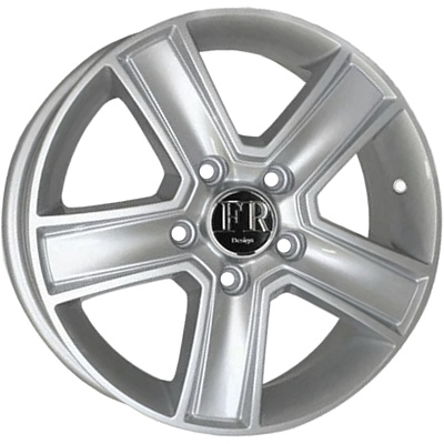 FR replica 6,5x16/5x160 ET60 D65,1 FT473 Silver