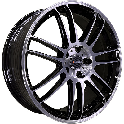 INCH 8x18/5x120 ET30 D72,6 FA8535 Gloss Black Machined Face (ZJH) FlowForming