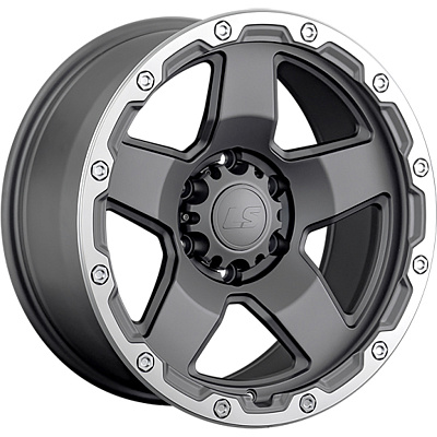 LS 9,5x18/6x139,7 ET5 D106,1 1371 MGML (конус, Колпак+лого)