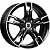 КиК 7x17/5x105 ET40 D56,6 Солар (КС875) Алмаз черный SK