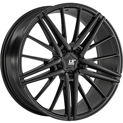 LS FlowForming 8x20/5x120 ET30 D72,6 RC76 BKS (конус, Колпак+лого)