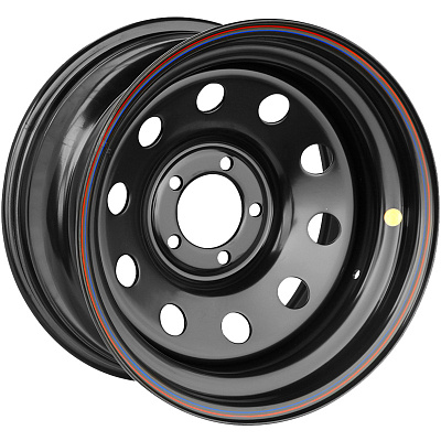 Off-Road Wheels 8x18/5x127 ET30 D75 Jeep Черный (треугольник мелкий)