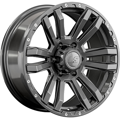 LS 9x18/6x139,7 ET15 D106,1 1339 GM (конус, Колпак+лого)