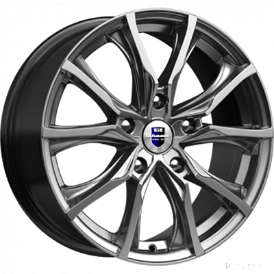 КиК 7,5x17/5x108 ET32 D67,1 Твист (КС697М) Дарк платинум