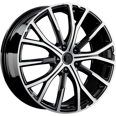 LS Forged 8x19/5x120 ET30 D72,6 LS FG21 BKF (конус, C570)