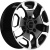 Khomen Wheels 6,5x17/5x139,7 ET40 D98,5 KHW1725 (Niva Travel/Legend) Black-FP
