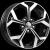 КС878 (ZV 16_Octavia FL) 6,5x16 5/112 ET46 d-57,1 алмаз чёрный (Арт.74909)