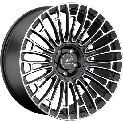 LS Forged 10x22/5x130 ET28 D71,6 LS FG25 MBF (конус, Колпак+лого)