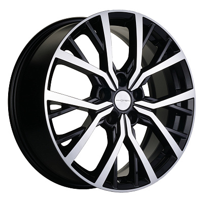Khomen Wheels 7x18/5x112 ET43 D57,1 KHW1806 (Kodiaq/Tiguan) Black-FP