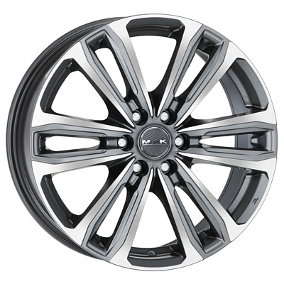 MAK 8x18/6x130 ET53 D84,1 Safari 6 Gunmetal Mirror Face