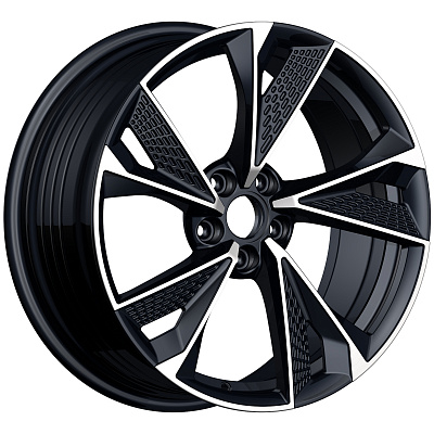 INCH 8,5x19/5x112 ET30 D66,45 ULF-R39P Black Machine Face (ZJH) FlowForming