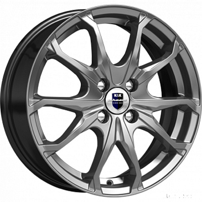 КиК 6x16/4x98 ET35 D58,5 Brent (КС733) Дарк платинум