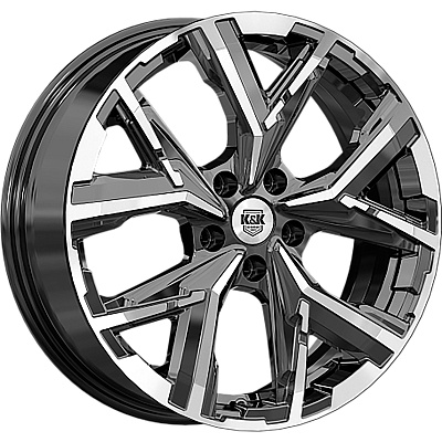 КиК 6,5x18/5x112 ET33 D57,1 Айона (КС1169) Алмаз черный