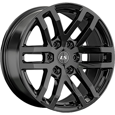 LS 9x20/6x139,7 ET25 D100,1 1279 BK (конус, Колпак+лого)