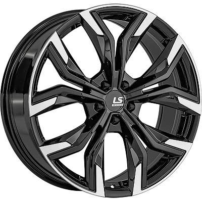 LS FlowForming 7,5x18/5x110 ET45 D63,3 RC92 BKF (конус)