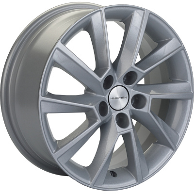 Khomen Wheels 6x15/5x100 ET38 D57,1 KHW1507 (Rapid/Fabia) F-Silver