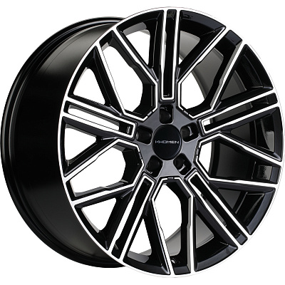Khomen Wheels 9,5x21/5x120 ET45,5 D62,5 KHW2101 (Li 7/9) Black-FP