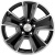 Khomen Wheels 6,5x16/5x110 ET45 D67,1 KHW1601 (DFM 580) Black-FP