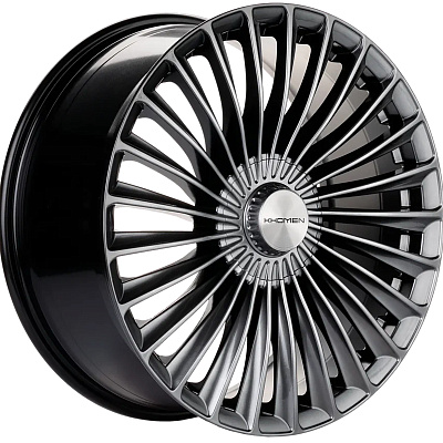 Khomen Wheels 9,5x20/5x112 ET38 D66,6 KHW2008 (Mercedes Rear) Dark Chrome