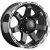 LS 7,5x17/6x139,7 ET25 D106,1 1289 BKL (конус, Колпак+лого)
