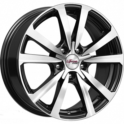 iFree 7x17/5x100 ET45 D67,1 Бэнкс (КС645) Блэк Джек