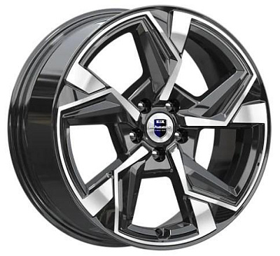 КиК Кайан (КС1012) 7,5x18 5/115 ET43 d-70,2 алмаз чёрный (Арт.79070)