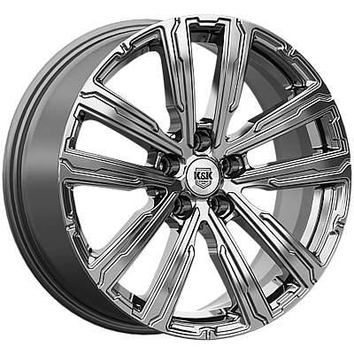КиК 7,5x18/5x110 ET45 D67,1 Аламер (КС1216) Дарк платинум