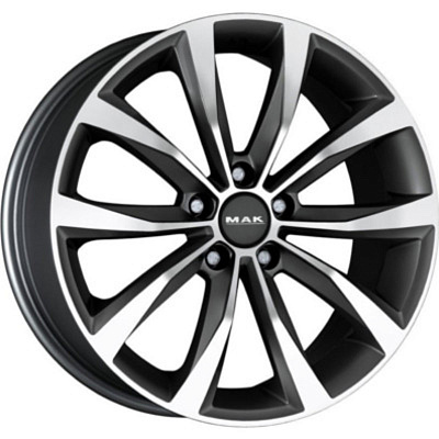 MAK 7x17/5x98 ET41 D58,1 Wolf Gunmetal Mirror Face