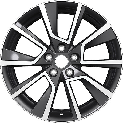 Khomen Wheels 7x18/5x112 ET43 D57,1 KHW1802 (Kodiaq/Tiguan) Black-FP