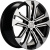 Khomen Wheels 7x18/5x108 ET46 D63,4 KHW1803 (Tugella) Black-FP Khomen Wheels 7x18/5x108 ET46 D63,4 KHW1803 (Tugella) Black-FP