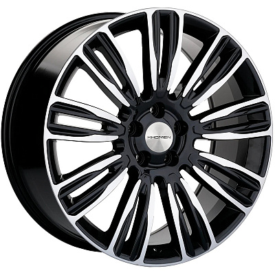 Khomen Wheels 8,5x20/5x108 ET45 D63,4 KHW2004 (Velar) Black-FP