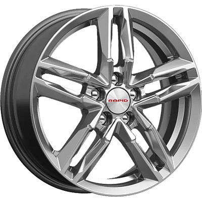 КиК 6x16/5x105 ET39 D56,6 Sayan-оригинал (КС731M) Дарк платинум