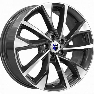 КиК 7x17/5x105 ET38 D56,6 Роквуд (КС900) Алмаз черный